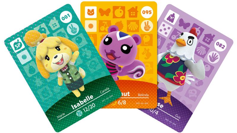 Animal Crossing Cards 3pcs, Vol. 4 (Amiibo)