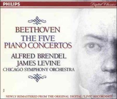 Brendel/levine/chica - Beethoven: Piano Ctos/ 3 Cd (CD)