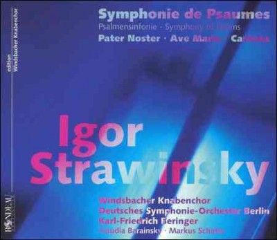 Igor Strawinsky: Symphonie De Psaumes (CD / Album)