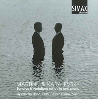 Sonatas &amp; Variations for Cello &amp; Piano - Martinu/Kabalevsky (CD / Album)