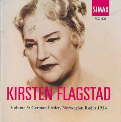 Volume 5: German Lieder, Norwegian Radio 1954 (CD / Album)