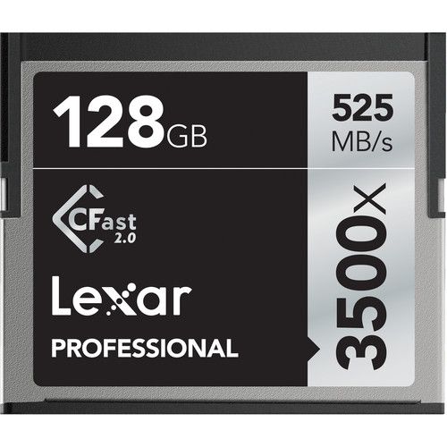 Lexar 128GB Professional CFast Card Up to 525MB/s
