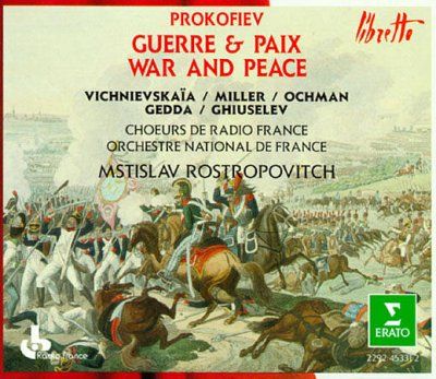 Vishnevskaya/rostrop - Prokofiev: War And Peace (CD)