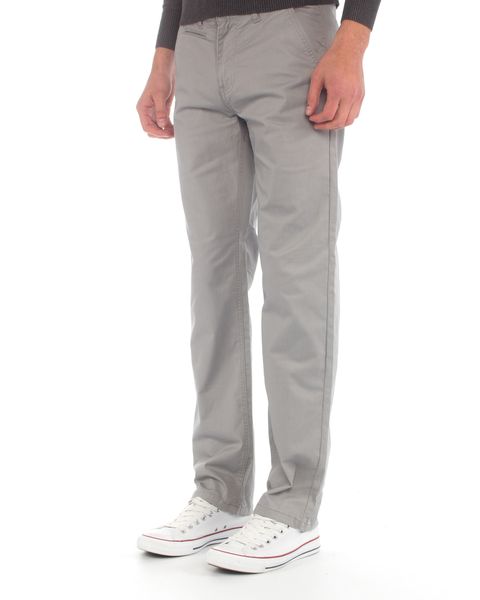 Ballantyne Men's Stretch Chino - Light Grey