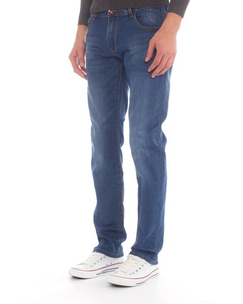 Top Warrior Men's T'00 Straight-Leg Jeans - Blue