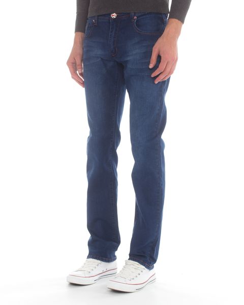 Top Warrior Men's T'05 Straight-Leg Jeans - Blue