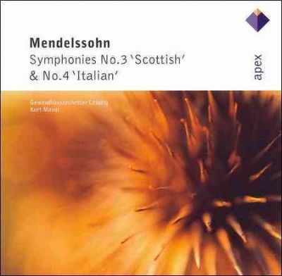 Gewandhausorchester - Mendelssohn: Syms No 3 Scottish &amp; 4 (CD)