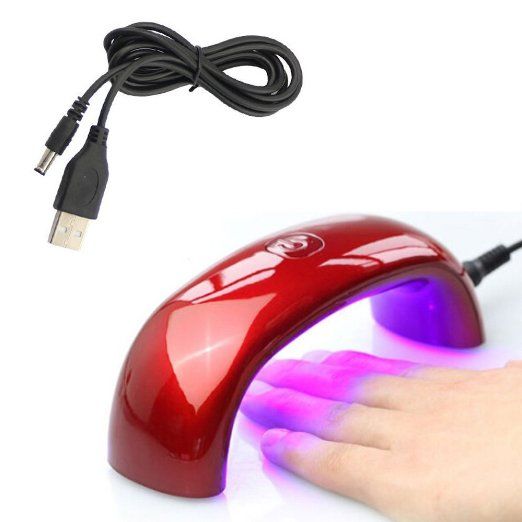 Regular Gel Mini Portable USB LED Nail Dryer Red Shop Today. Get it