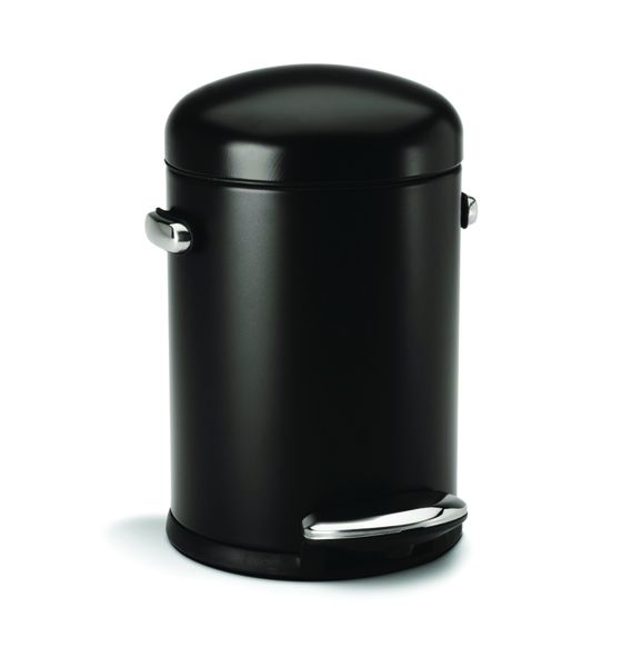 SimpleHuman - 4.5 Litre Retro - Black