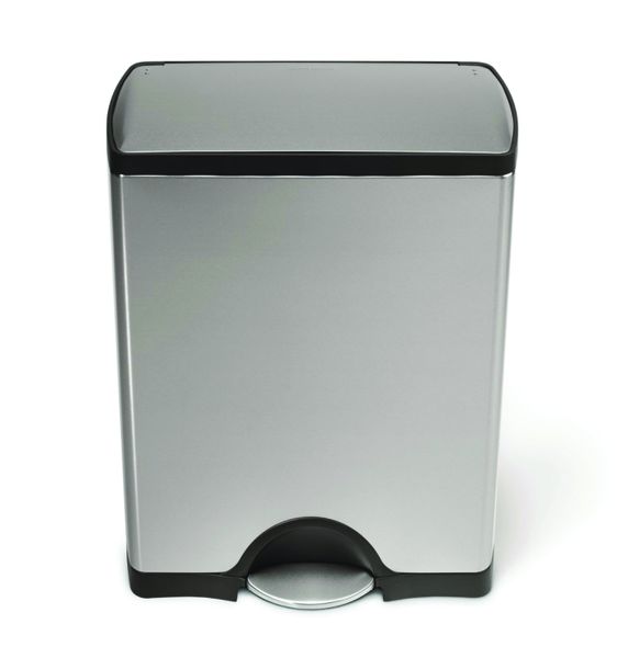 SimpleHuman - 50 Litre Rectangular - Deluxe Brushed