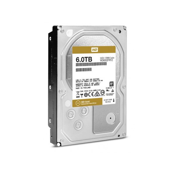 WD Gold 6TB 3.5" SATA 6Gb/s 128MB Internal Hard Drive