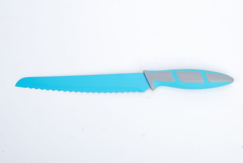 Kitchen Dao - RV2232 8 Inch Non-Stick Bread Knife - Blue