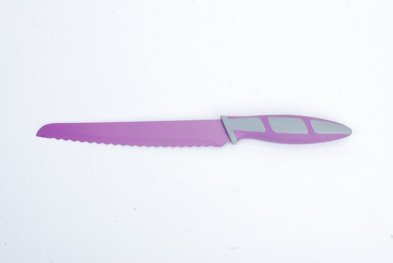 Kitchen Dao - RV2234 8 Inch Non-Stick Bread Knife - Purple