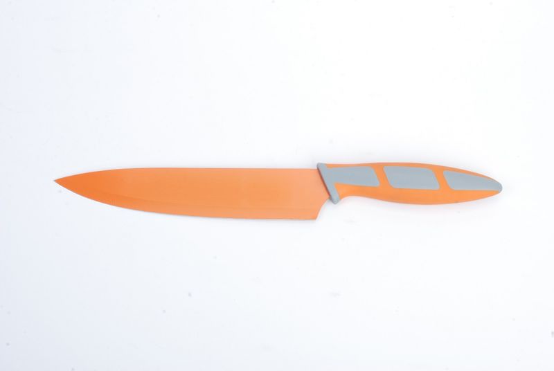 Kitchen Dao - RV2243 8 Inch Non-Stick Chef Knife - Orange