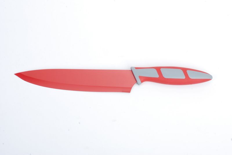 Kitchen Dao - RV2245 8 Inch Non-Stick Chef Knife - Red