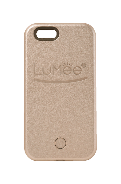 LuMee Lighted Cell Phone Case for iPhone 5/5s/SE - Rose Gold