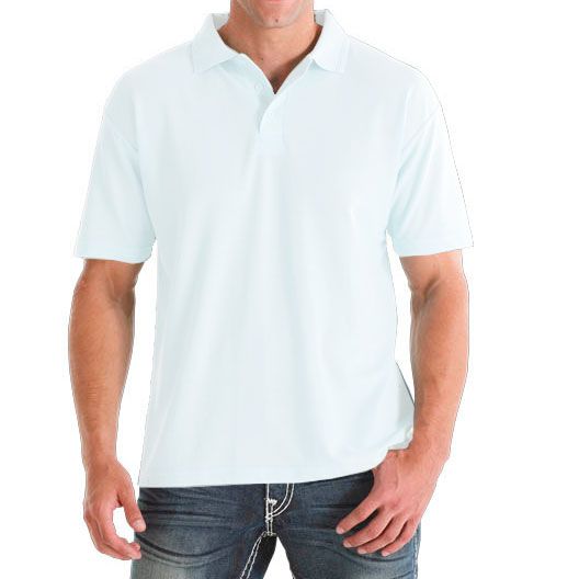 Save Wear Gents Golf Shirt - White