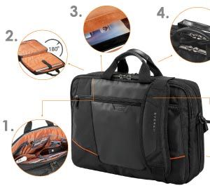 Everki Flight 16" Laptop Briefcase Bag