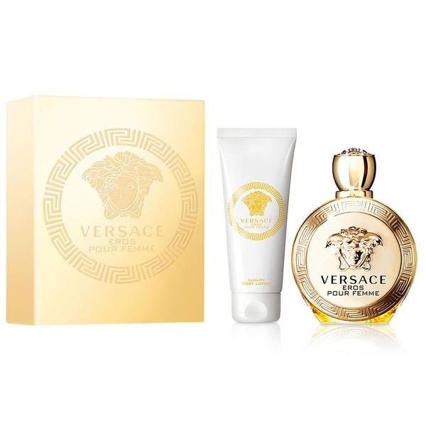 Versace Eros Pour Femme Gift Set 50ml EDP Body Lotion &amp; Shower Gel