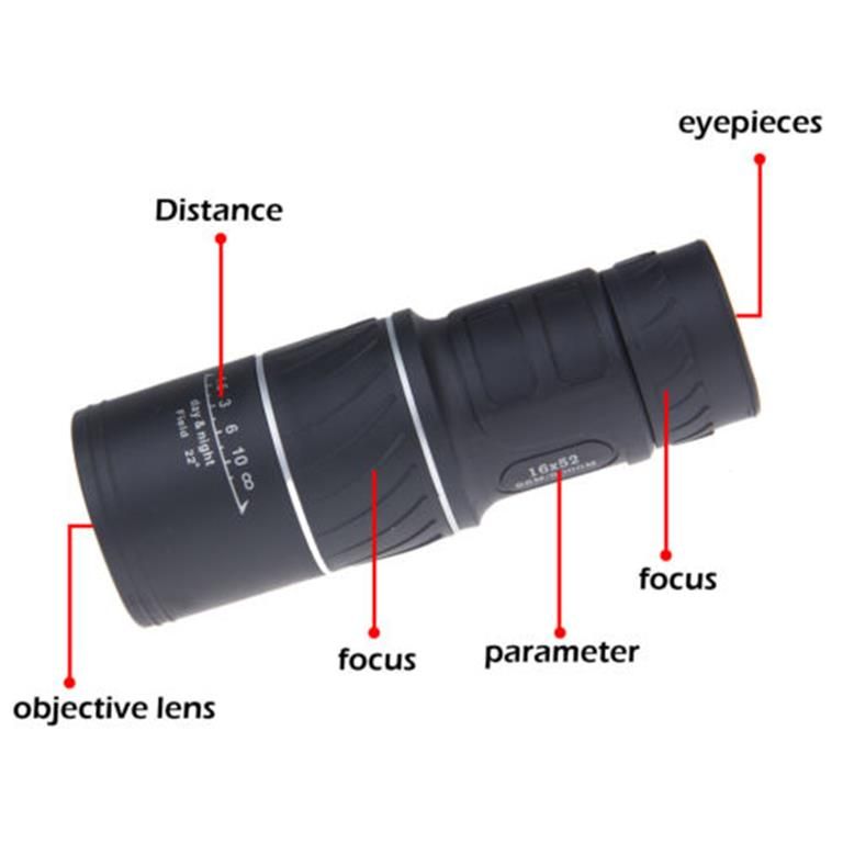 5zoom high power sales prism monocular telescope