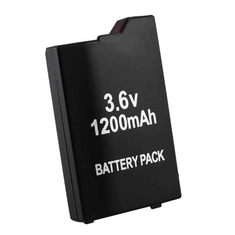 Coperchio Batteria Posteriore Per PSP 2000/3000 - Nero Per Batteria Estesa 2200mAh