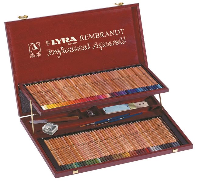 Lyra Rembrandt Aquarell Prestige Wooden Box Set