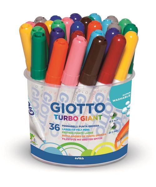 Giotto Turbo Giant 36 Fibre-Tip Pens