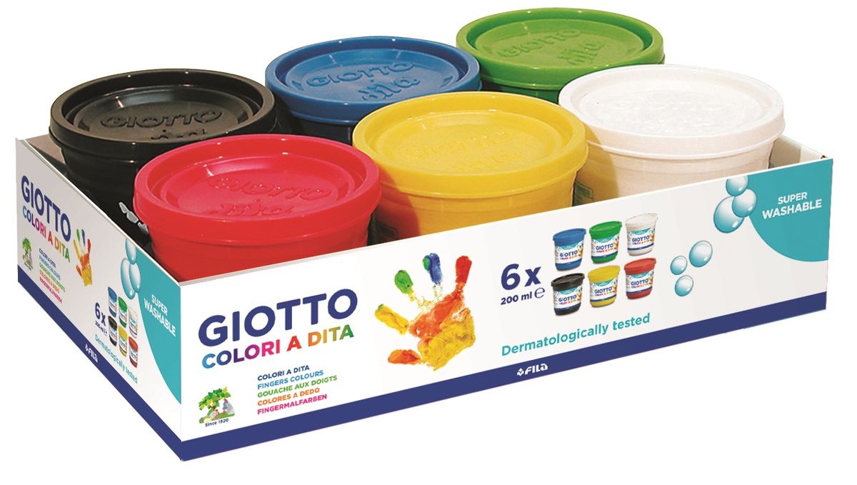 Giotto Finger Paints - 6x 200ml Box | Buy Online in South Africa ...