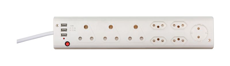 LinkQnet 8-Way Multiplug with USB