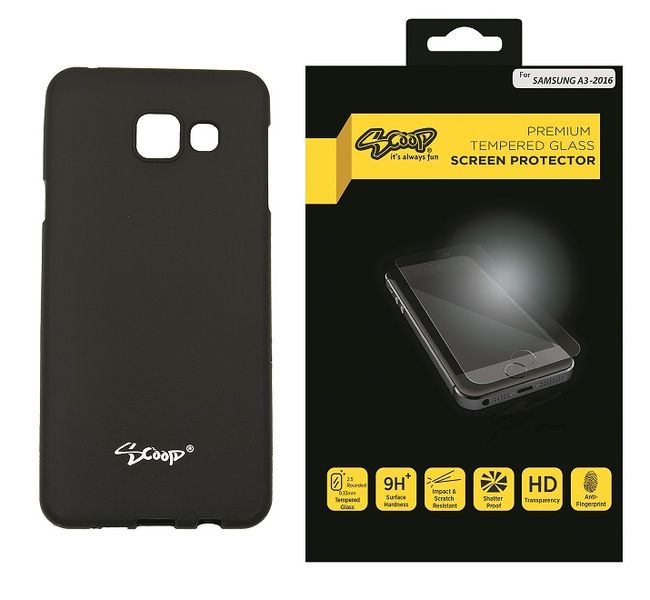Scoop Bundle for Samsung A3-2016 - Black