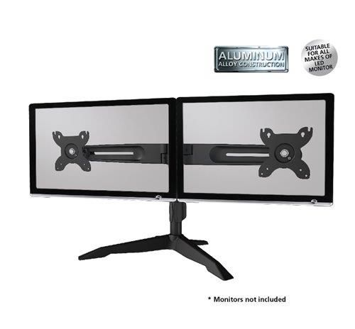 Aavara Ds200 Dual Flip Mount 2X Lcd Stand - 2 Independent Swing Arms