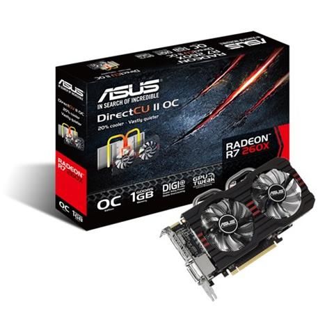 Asus R7260X-Dc2Oc-1Gd5 - R7-260X - Trueaudio HDmi With Dedicated Pap