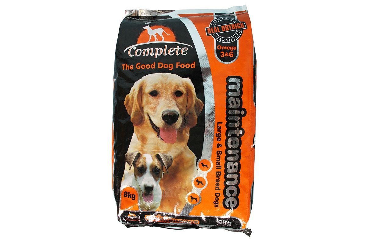 Complete Poly Bag Dog Food Ostrich 8kg Buy Online in