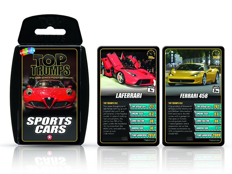 Top Trumps - Sports Cars