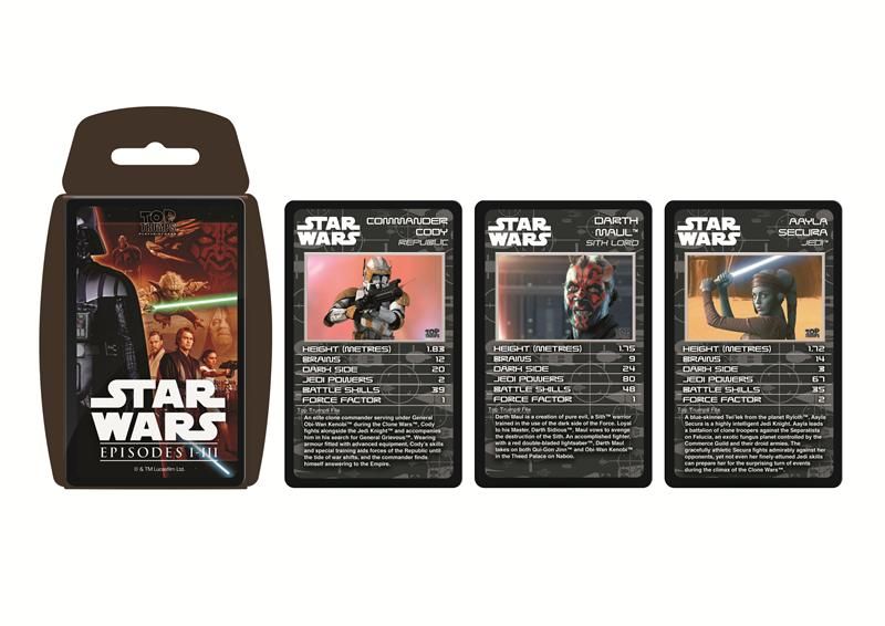 Top Trumps - Star Wars Episodes 1 - 3