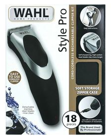wahl rechargeable hair clipper kit