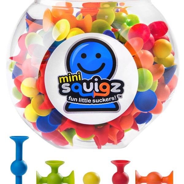 Fat Brain - Suction Construction Toy - Minisquigz