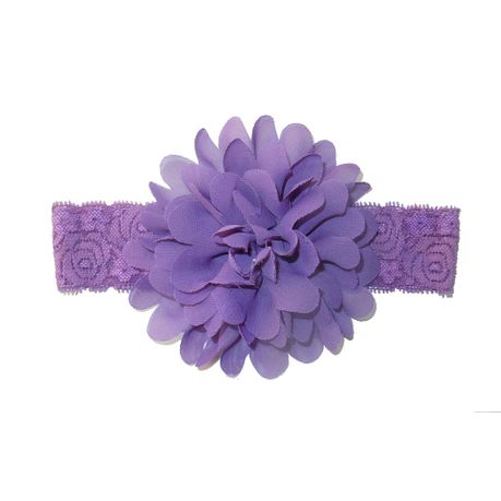 chiffon flower headband