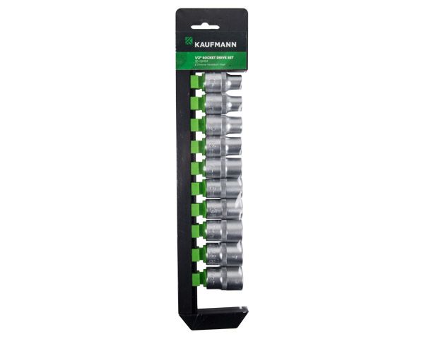 Kaufmann - 1-2 Drive 10-19mm Socket Set