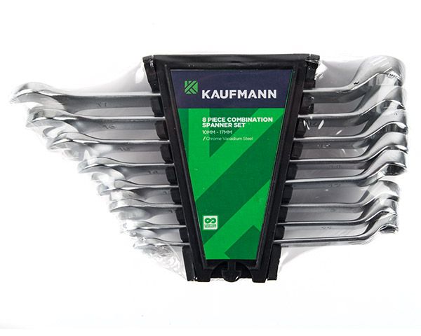 Kaufmann - 8 Piece 10-17mm Spanner Set