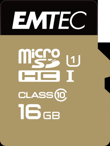 EMTEC MicroSDHC 16GB Class 10 Plus