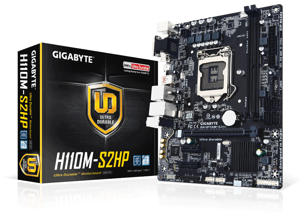 Gigabyte H110MS2Ph Skt1151 MAtx Motherboard Buy Online in South Africa