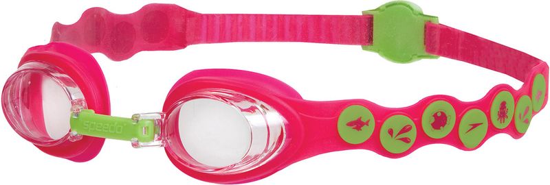Speedo Junior Sea Squad Spot Goggles - Pink/Green