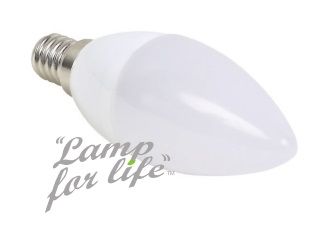 Ellies - 4W Candle LED E14 Lamp For Life - Cool White