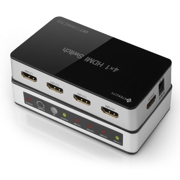 HDCVT 4x1 HDMI 4K Switch With Pip