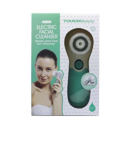 Touch Beauty - Electric Facial Cleanser - White &amp; Green