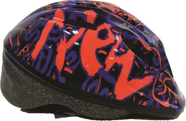 Surge Boys Galaxy Cycling Helmet - Blue/Orange