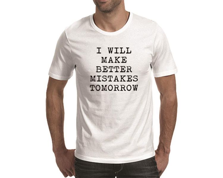 OTC Shop Better Mistakes Men's T-Shirt - White