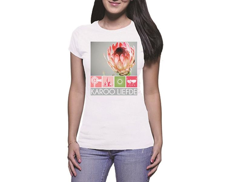 OTC Shop Karoo Liefde Ladies T-Shirt - White