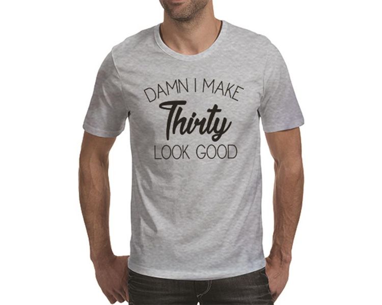 OTC Shop Thirty Look Good Men's T-Shirt - Grey Heather